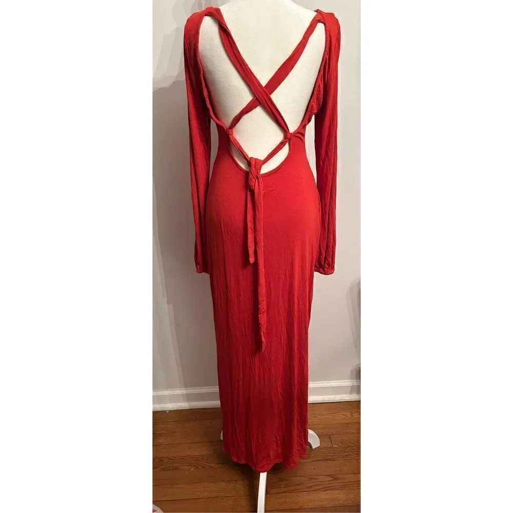 Free people - Luna Midi orange xs